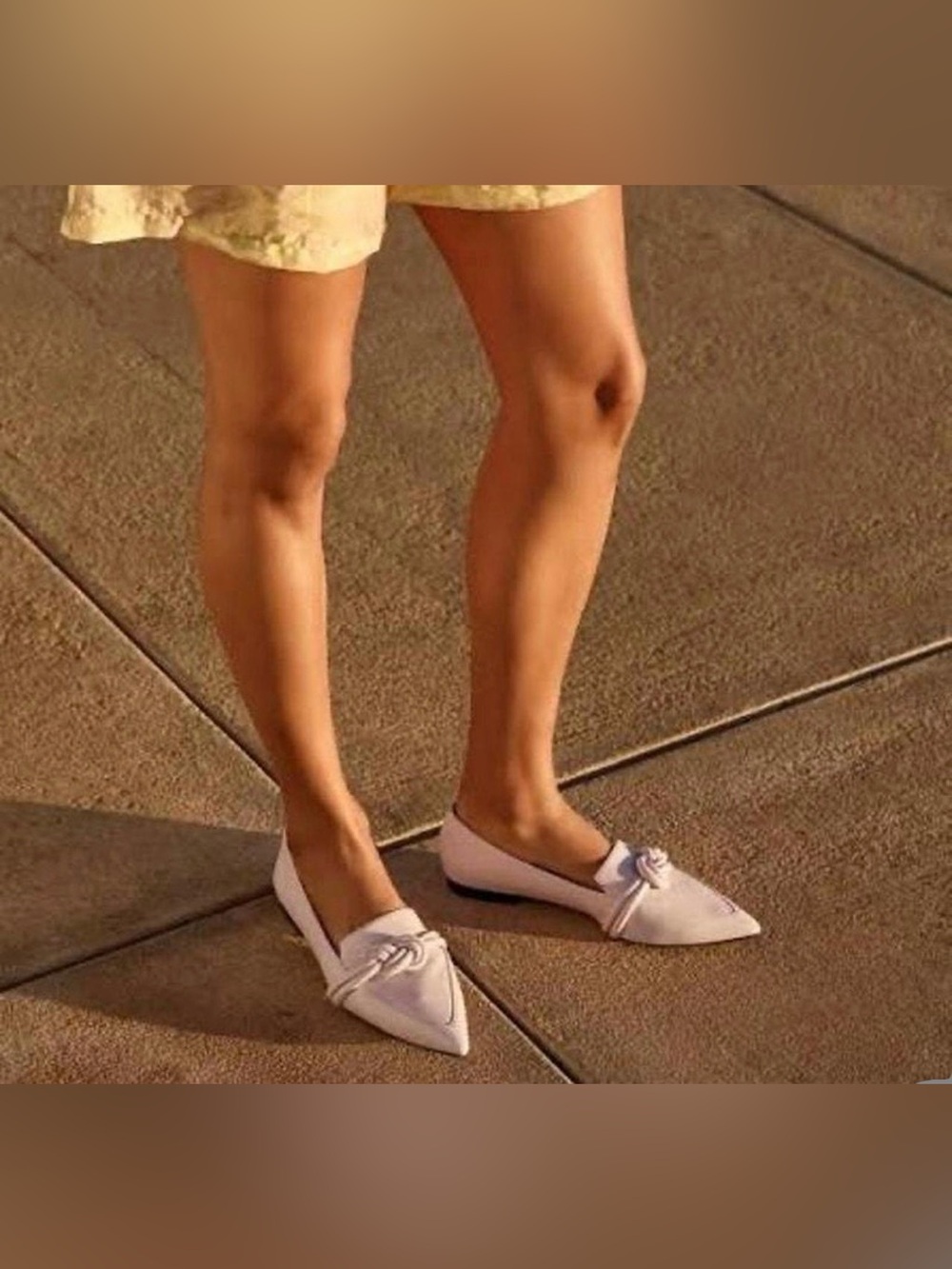 NIB Linea Paolo Lavendar Pointed Toe Knot Mule - W8